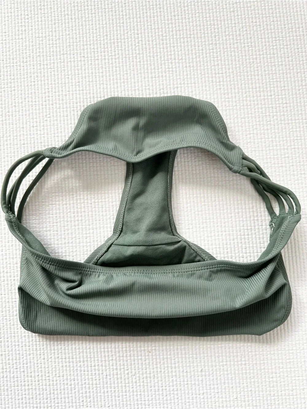 Olive Green Strappy Bikini Set